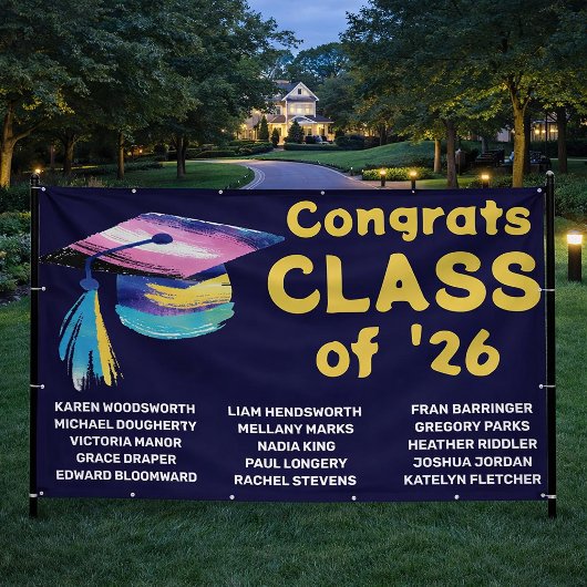 Neighborhood High School Graduation Banner