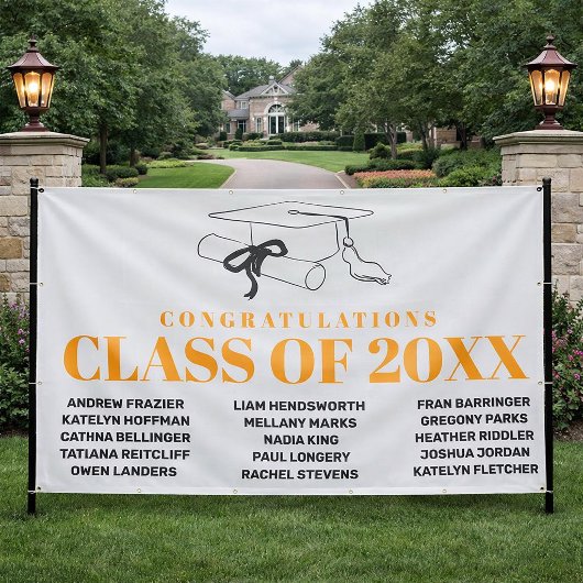 Neighborhood High School Graduation Banner