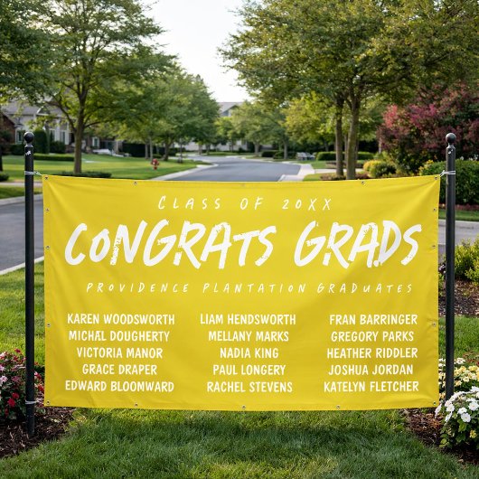 Neighborhood High School Graduation Banner