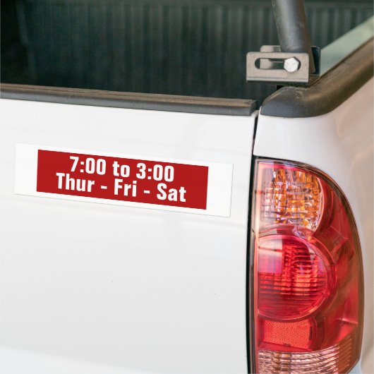 Neighborhood Yard Sign Day Time Sticker Autoaufkleber (Auf Lkw)