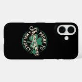 Neigt zu Schabernack und Unsinn St. Patrick's Day Case-Mate iPhone Hülle (Rückseite (Horizontal))
