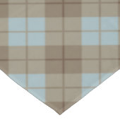 Neigung kariert im Blau und in Brown Tischdecke (Schrägansicht)