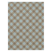 Neigung kariert im Blau und in Brown Tischdecke (Vorderseite)