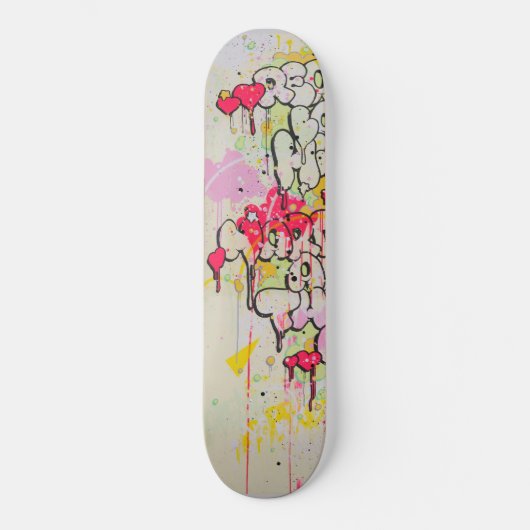 Neigung"wirkliche Graffiti-Liebe-" Teili Skateboard (Vorderseite)