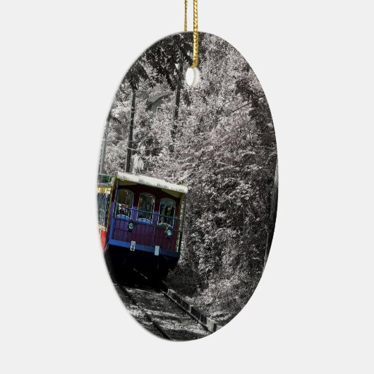 Neigungs-Eisenbahn Keramikornament (Rechts)