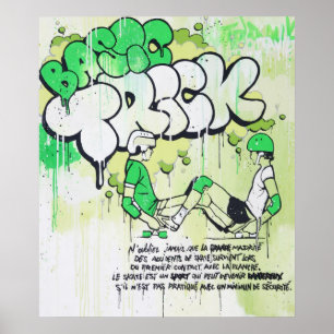 Neigungs-"grundlegender Trick-" Druck Poster