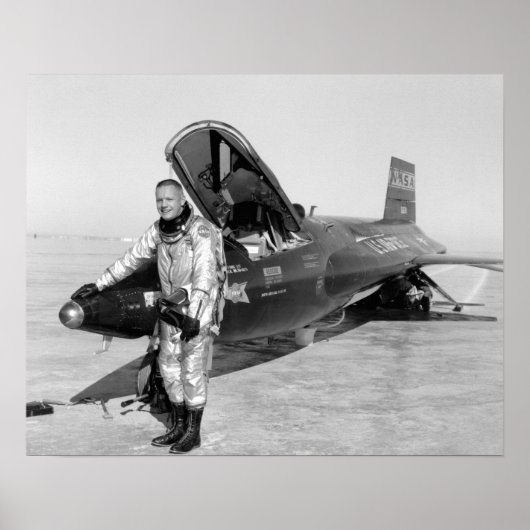 Neil Armstrong X-15-Plakat 16"x20" Poster (Vorne)