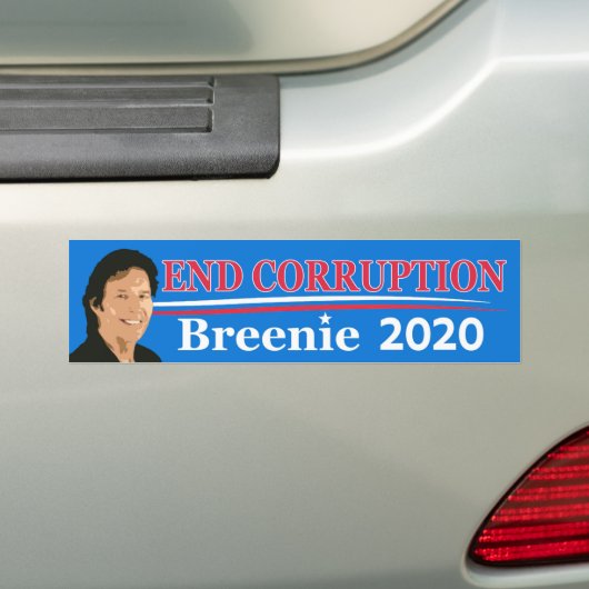 NEIL BREEN END CORRUPTION parody campaign sticker Autoaufkleber (Auf Auto)