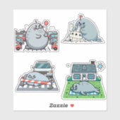 Neil das Siegel Aufkleber (Blatt)