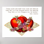 Neil Gaiman Quote Poster (Vorne)