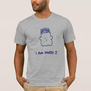 neilly J - Blau auf Grau, Männer, bin ich Neilly  T-Shirt