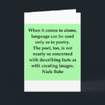 neils bohr Zitat Karte<br><div class="desc">größere Entwürfe an jimbuf und jimhartley Galerien</div>