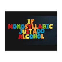 Nein: 96. WENN MONOSYLLABIC... Postkarte vom TFDG