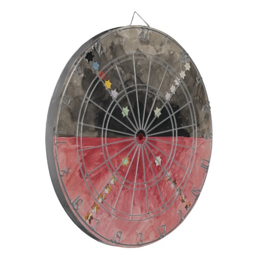 Nein. A (Atom Series) | Hilma af Klint | Dartscheibe (Vorderseite Links)