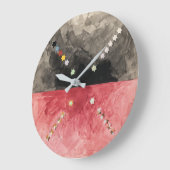 Nein. A (Atom Series) | Hilma af Klint | Große Wanduhr (Winkel)