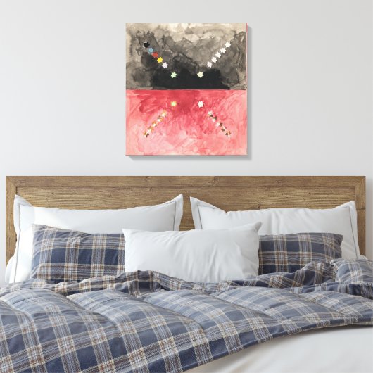 Nein. A (Atom Series) | Hilma af Klint | Leinwanddruck (Insitu (Schlafzimmer))