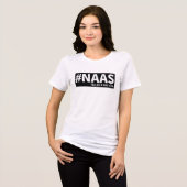 Nein als Dienstleistung | NAAS Tech Spaß Tri-Blend Shirt (Vorderseite voll)