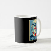 Nein, Anti Trump Trump Hair.png Kaffeetasse (VorderseiteRechts)