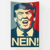 NEIN - Anti-Trumpf Plakat - Anti-Trumpf - Banner (Vertikal)