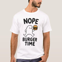 Nein Burger Zeit Lustig Niedlich Burgerliebhaber C