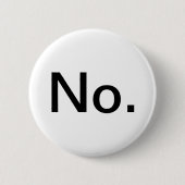 Nein Button (Vorderseite)