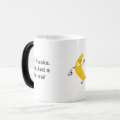 Nein, Dank! Ich aß gerade eine Banane! Tasse (Vorderseite Links)