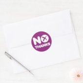 Nein dank Sticker Scott Independence (Umschlag)