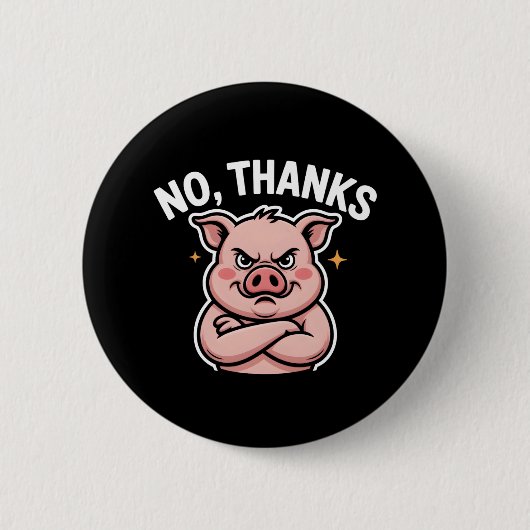 Nein Danke Button (Vorderseite)