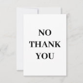 Nein danke, die Karten sagen nein danke (Vorderseite)