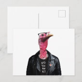 Nein danke. Die sonnige Türkei mit Brillen Postkarte (Vorne/Hinten)