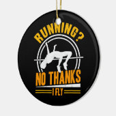 Nein, danke ich fliegen High Jumping Track und Fie Keramik Ornament (Links)