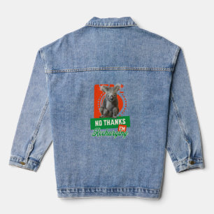 Nein danke, ich lade Koala Bärenkatze wieder ein Jeansjacke