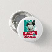 Nein danke, ich lade Panda Bear Cub Battery wieder Button (Vorne & Hinten)