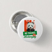Nein danke, ich lade Panda Bear Cub Battery wieder Button (Vorne & Hinten)