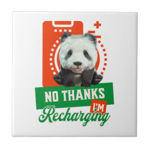 Nein danke, ich lade Panda Bear Cub Battery wieder Fliese