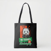 Nein danke, ich lade Panda Bear Cub Battery wieder Tasche (Vorderseite)
