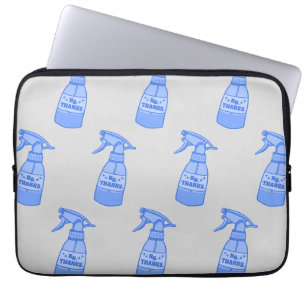 Nein, Danke. Sprühflasche Sassy Humor Laptopschutzhülle