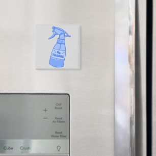 Nein, Danke. Sprühflasche Sassy Humor Magnet