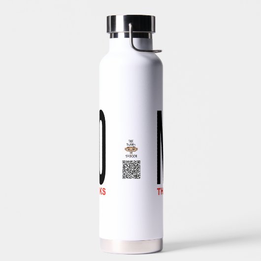 Nein danke weiß trinkflasche (Links)