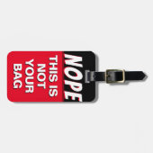 Nein, das ist nicht Ihr Gepäckanhänger (Vorderseite horizontal)