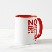 NEIN, das nicht entfernt werden kann in Post - Sou Tasse (VorderseiteRechts)