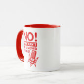 NEIN, das nicht entfernt werden kann in Post - Sou Tasse (Vorderseite Links)