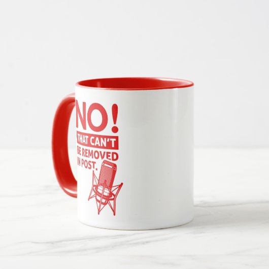 NEIN, das nicht entfernt werden kann in Post - Sou Tasse (Vorderseite Links)
