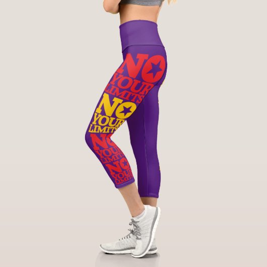 Nein, deine Grenzen! Text BG Capri Leggings (Links)