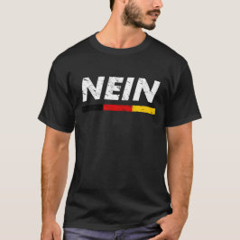 Nein deutsche Flaggen-Farben T-Shirt
