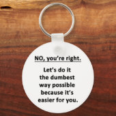 Nein, du hast recht. schlüsselanhänger (Vorderseite)