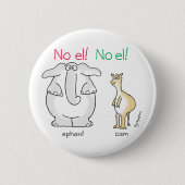 Nein, el! Nein! von Sandra Boynton Button (Vorderseite)