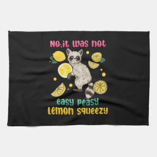 Nein, es war nicht einfach Peasy Lemon Squeezy Geschirrtuch