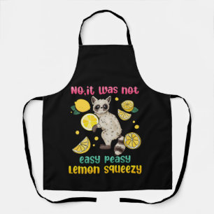 Nein, es war nicht einfach Peasy Lemon Squeezy Schürze