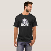 Nein Faules Panda-Bär-Tier T-Shirt (Vorne ganz)